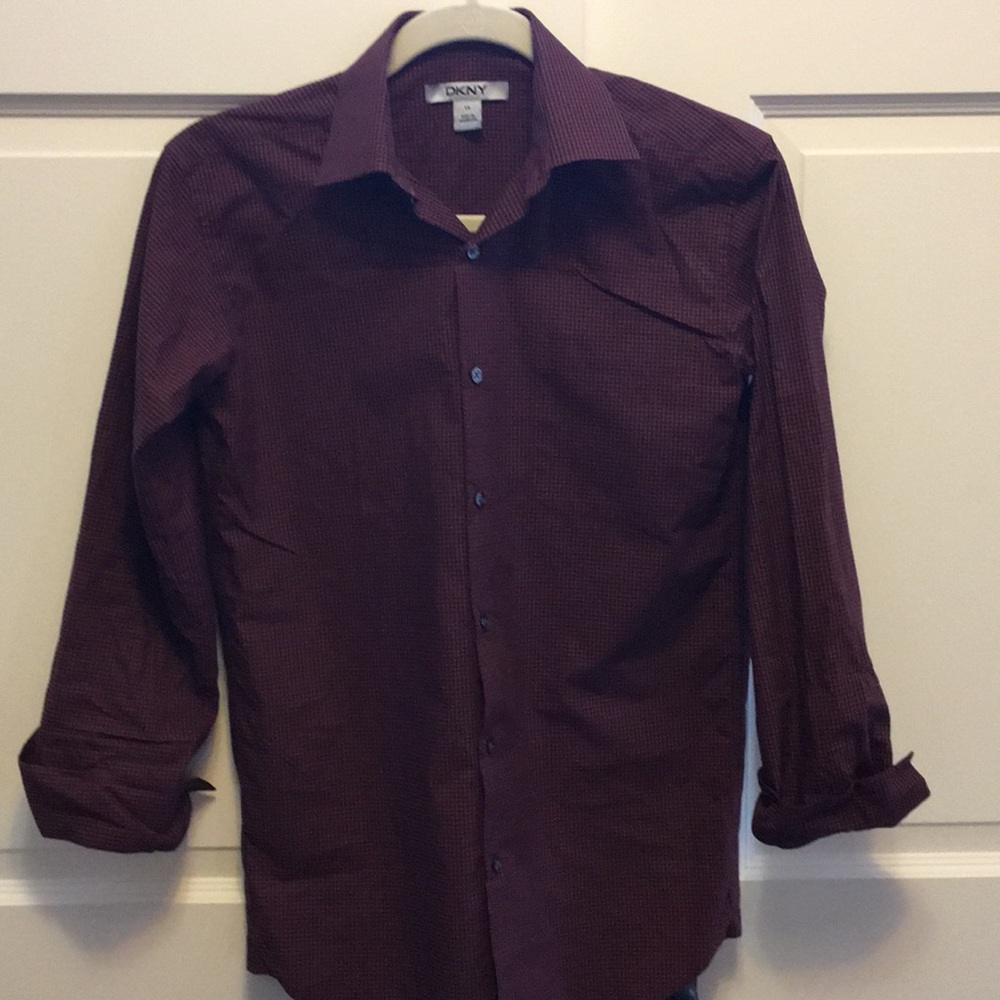 Boys DKNY Long sleeve button down